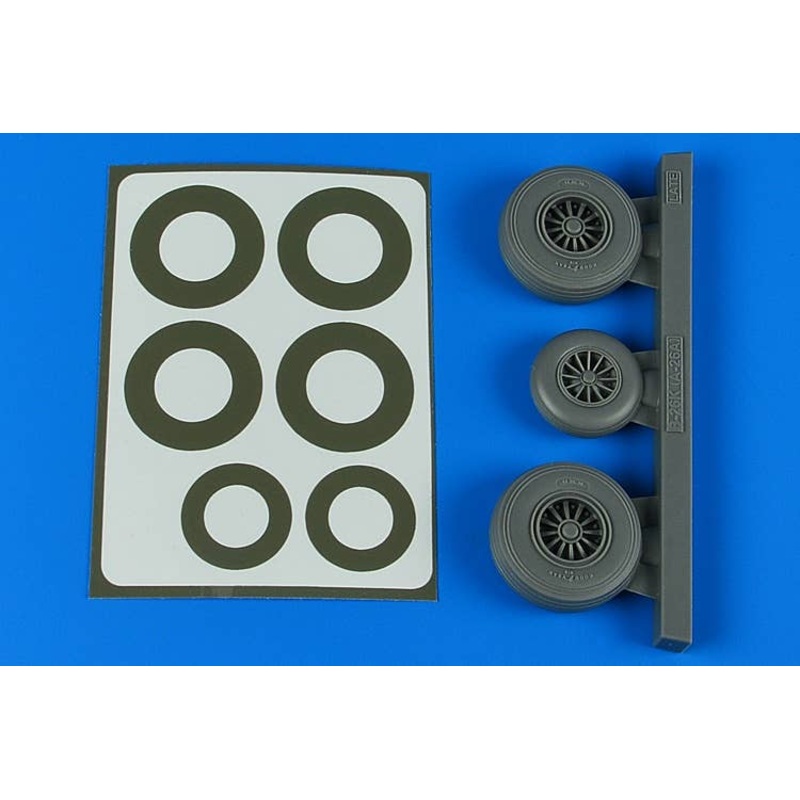 1/48 B-26K Invader wheels & paint masks late (for ICM)