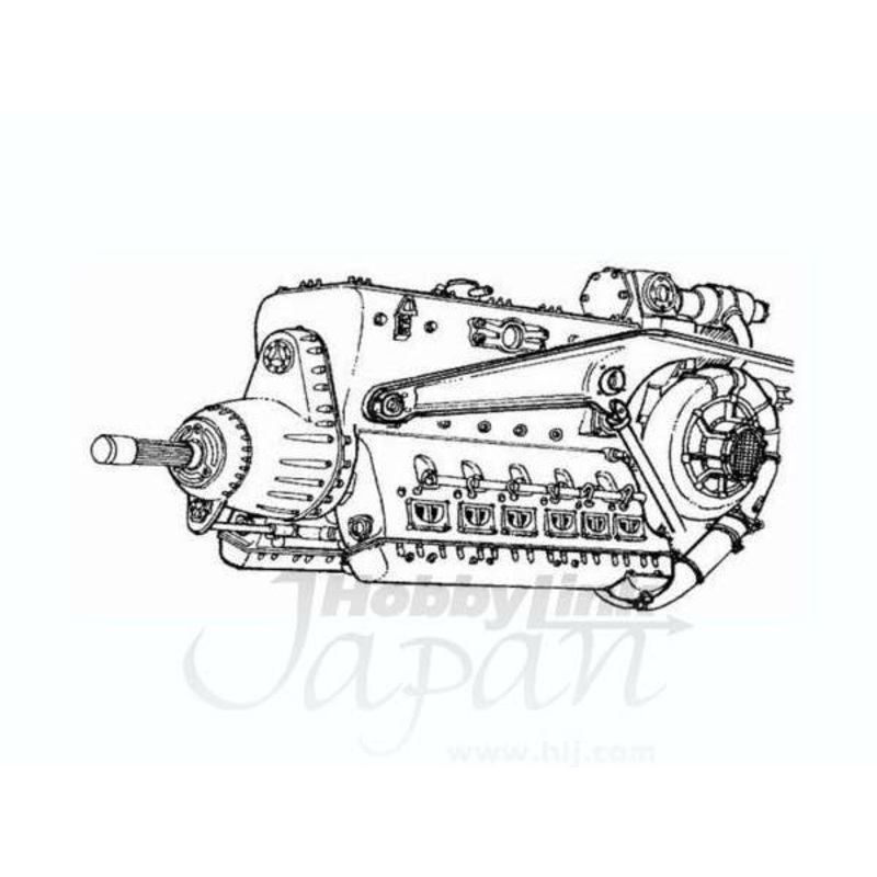 1/48 DB-603 German Engine WWII