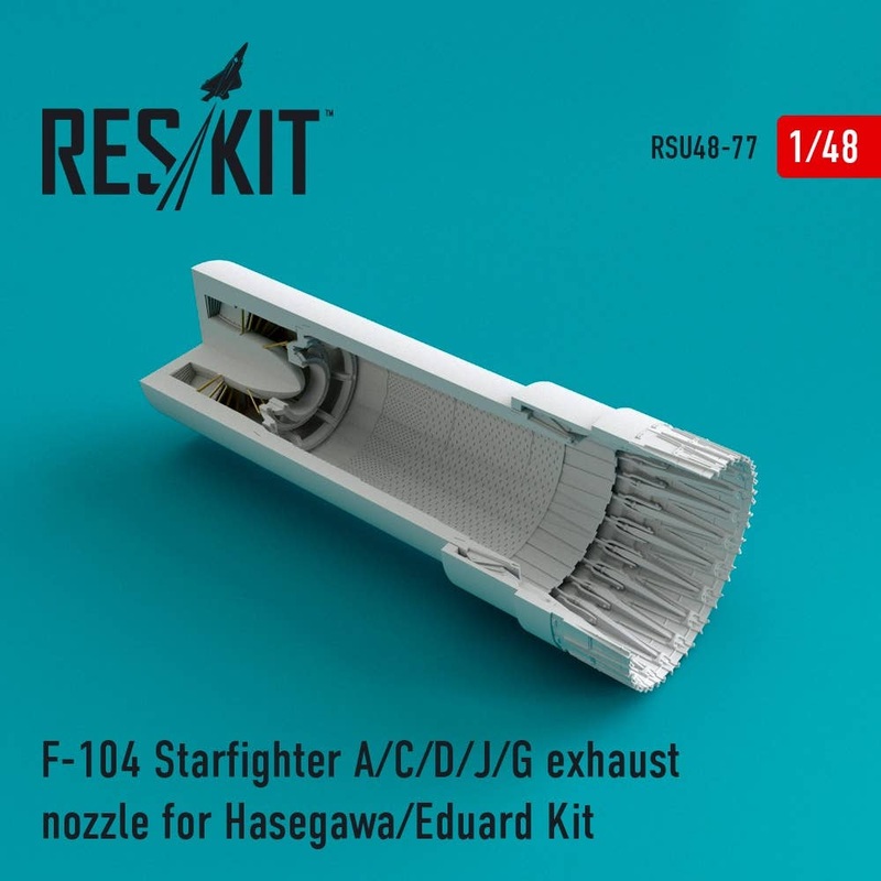 1/48 F-104 Starfighter (A/C/D/J/G) Exhaust Nozzle (for Hasegawa/Eduard)