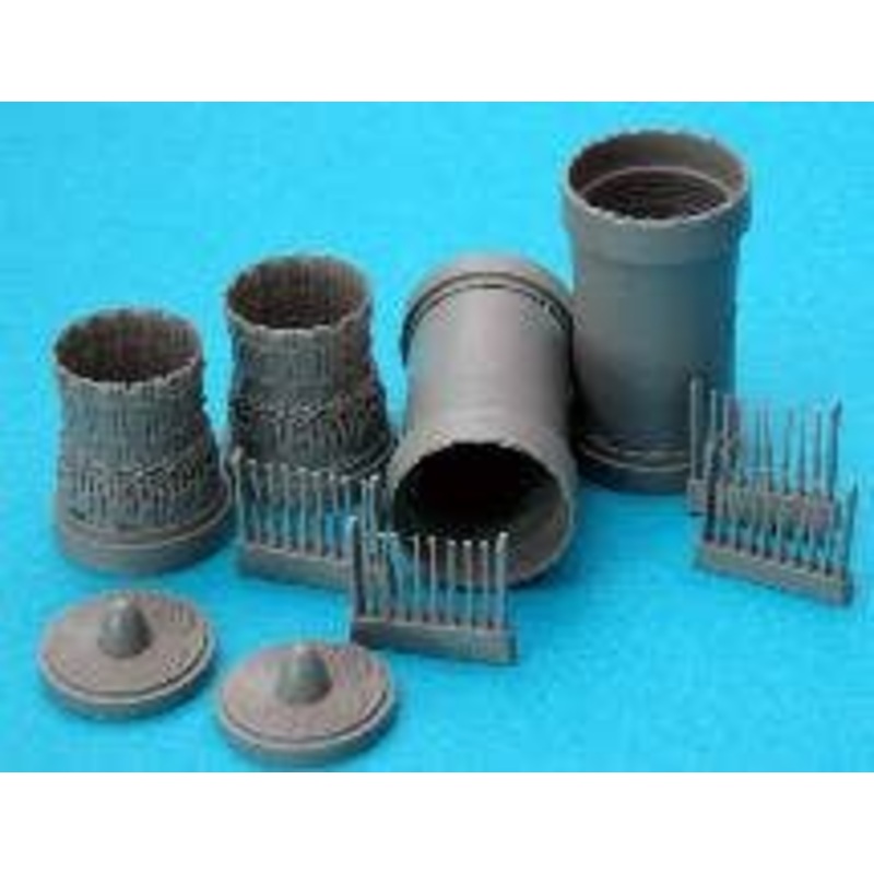 1/48 F-15C exhaust nozzles - late version (for Hasegawa)