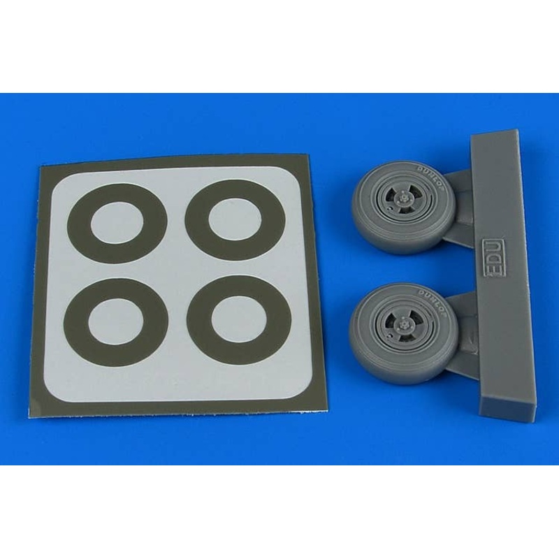 1/48 Spitfire Mk.IX Wheels (3-Spoke) & Paint Masks (for Eduard)