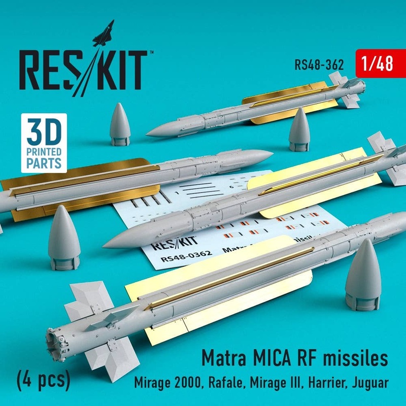 1/48 Matra MICA RF missiles (4 pcs)