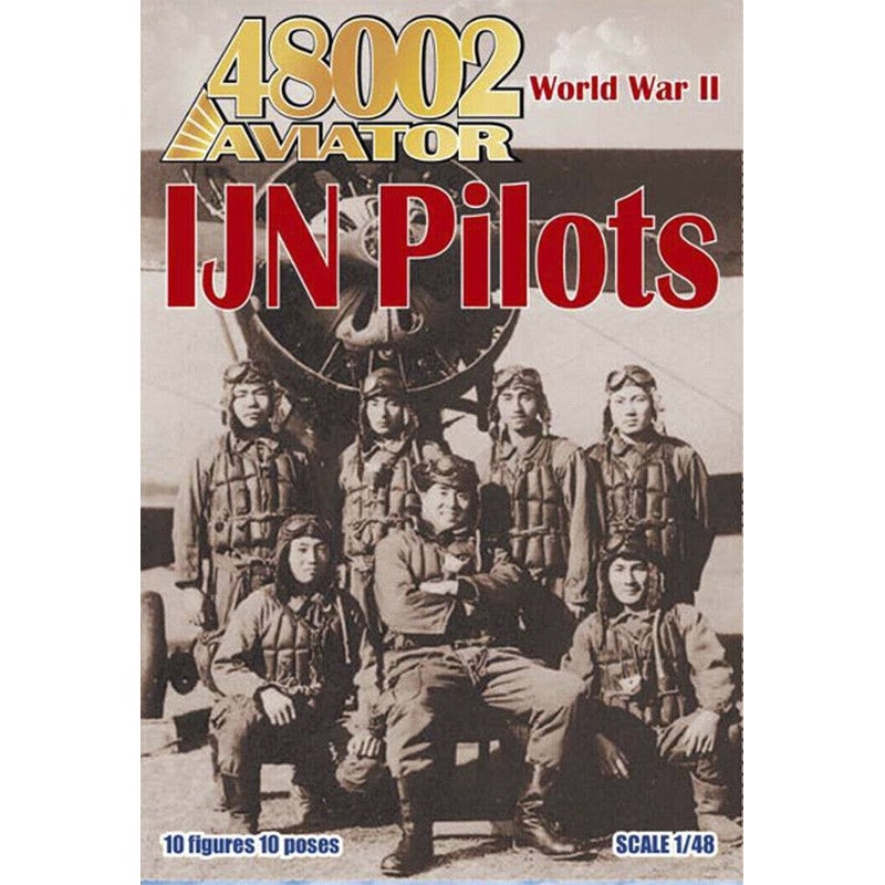 1/48 Imperial Japanese Navy Air Service (IJN) and ground crew WW2 (10 figures)