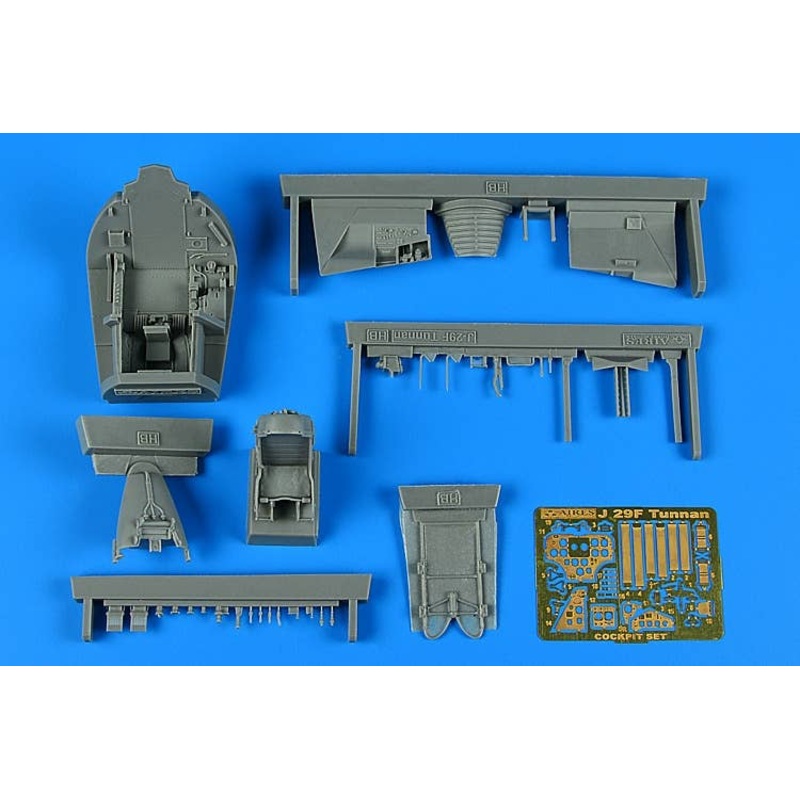 1/48 SAAB J29F Tunnan cockpit set (for HOBBY BOSS)