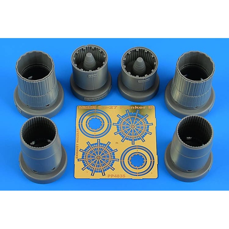1/48 Su-27 Flanker B exhaust nozzles (for Kitty Hawk)