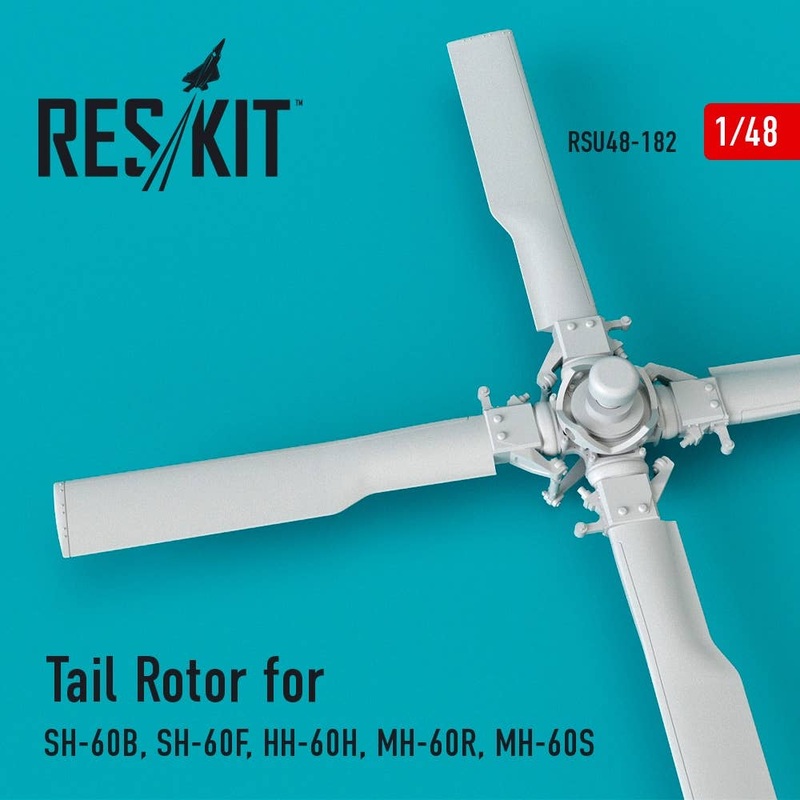 1/48 Tail Rotor for SH-60B, SH-60F, HH-60H, MH-60R, MH-60S (for Italeri, Revell)