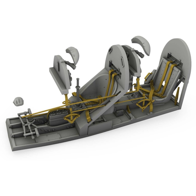 1/48 DH.82 Tiger Moth Cockpit Correction Set for Airfix