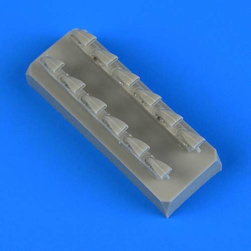 1/48 Bf 109 G-6 Exhaust (for Tamiya)