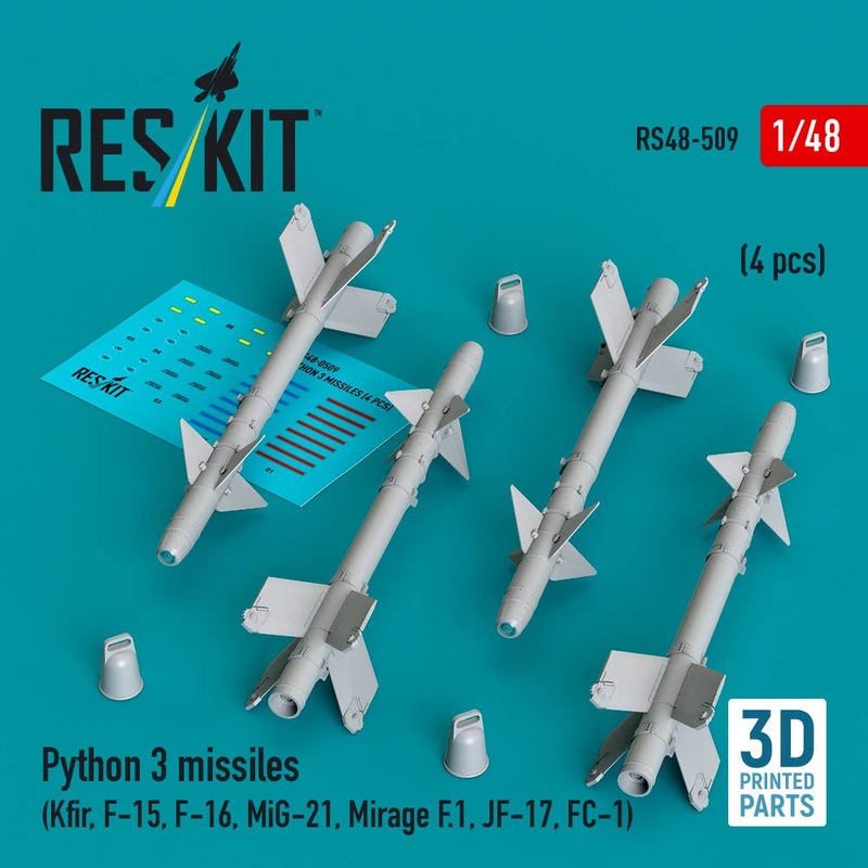 1/48 Python 3 missiles (4 pcs)
