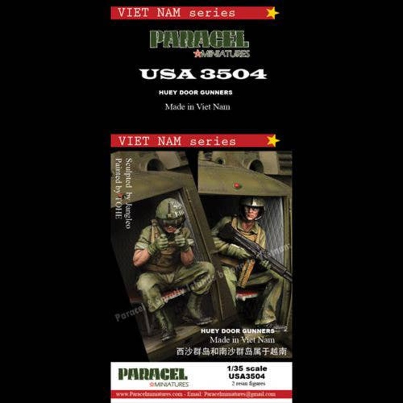 1/35 Current Use American Heliborne Troops #4 Huey Machine Gunner (2pcs)
