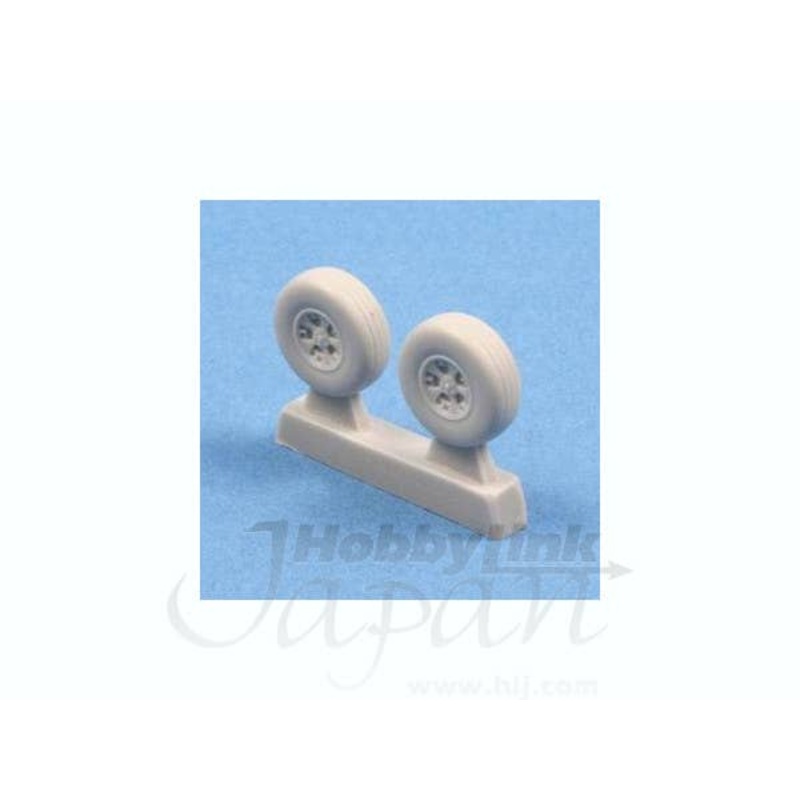 1/48 Spitfire Mk.I/II/V Wheels w/5-Spoked Discs for Tamiya/Airfix