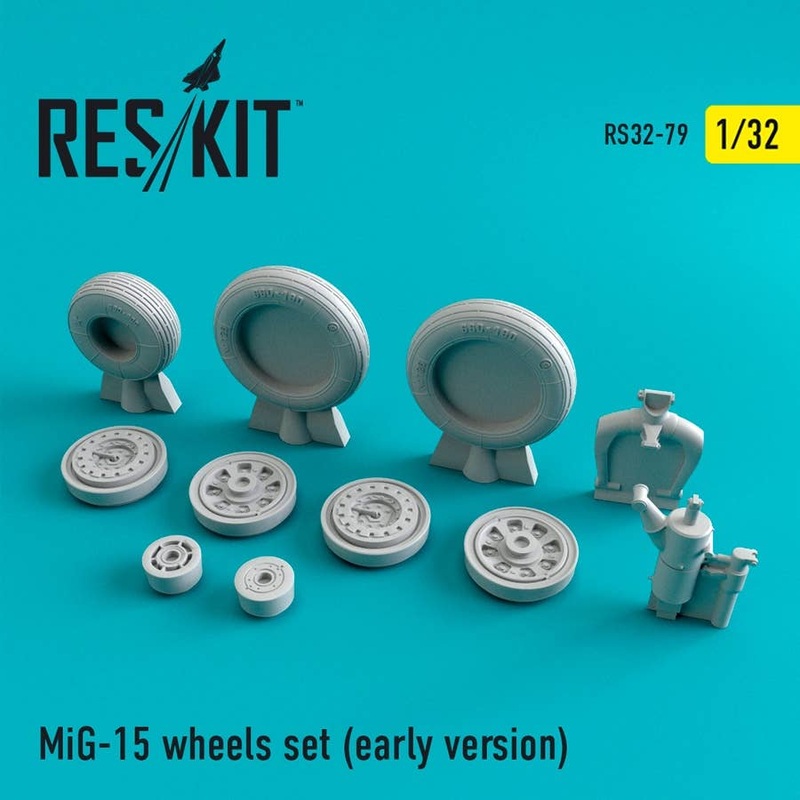 1/32 MiG-15 (Early Version) Wheels Set (for Trumpeter)
