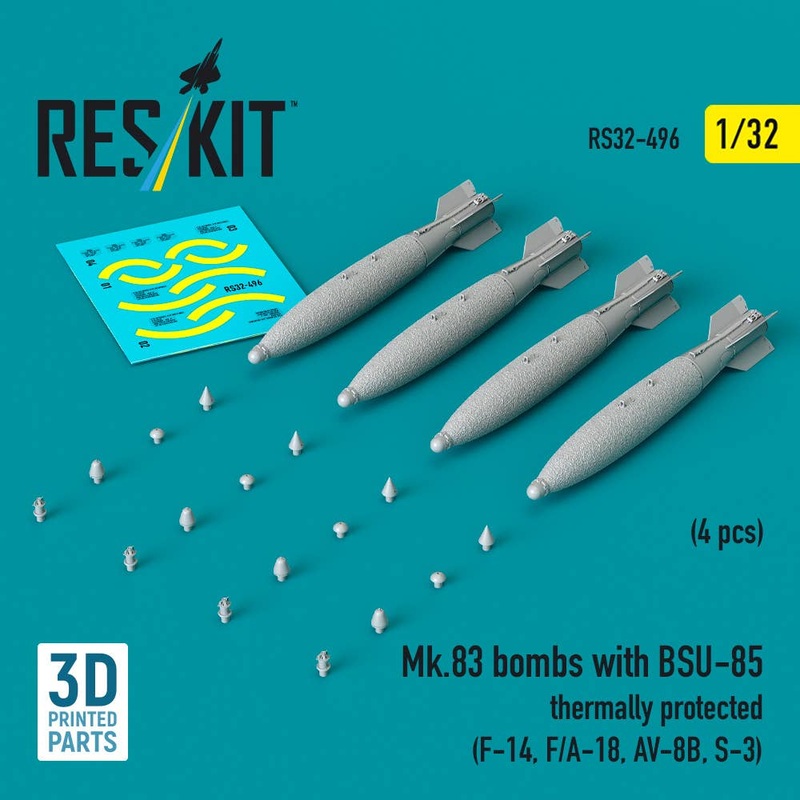 1/32 Mk.83 bombs with BSU-85 thermally protected (4 pcs)
