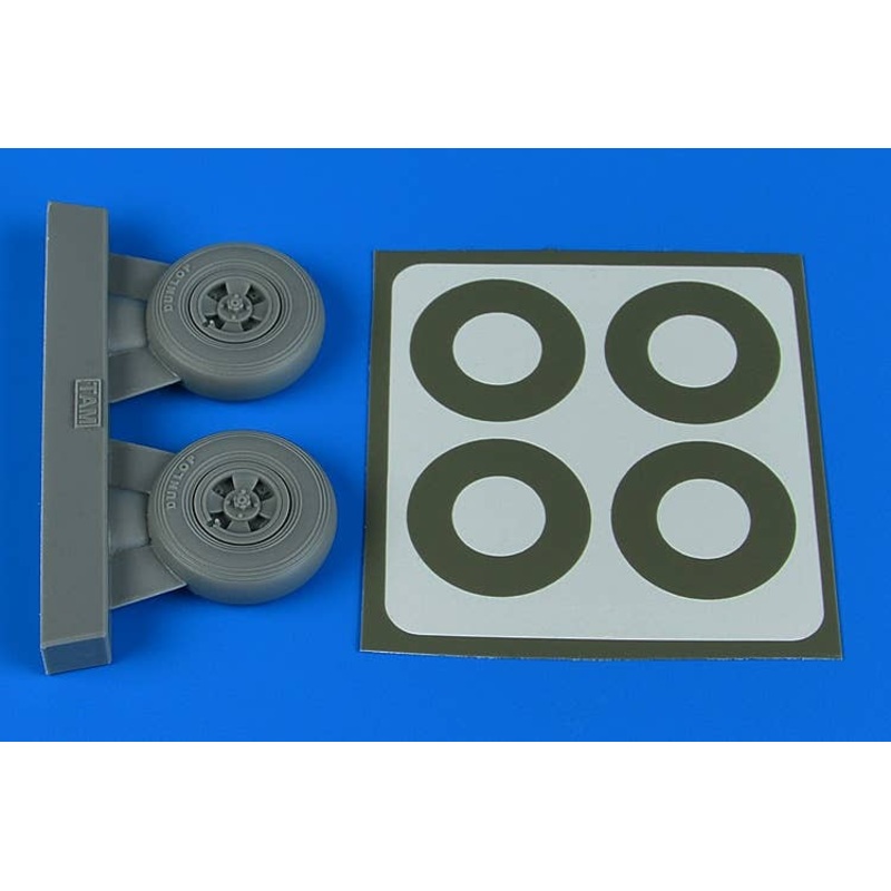 1/32 Spitfire Mk.IX Wheels (4-Spoke) & Paint Masks (for Tamiya)