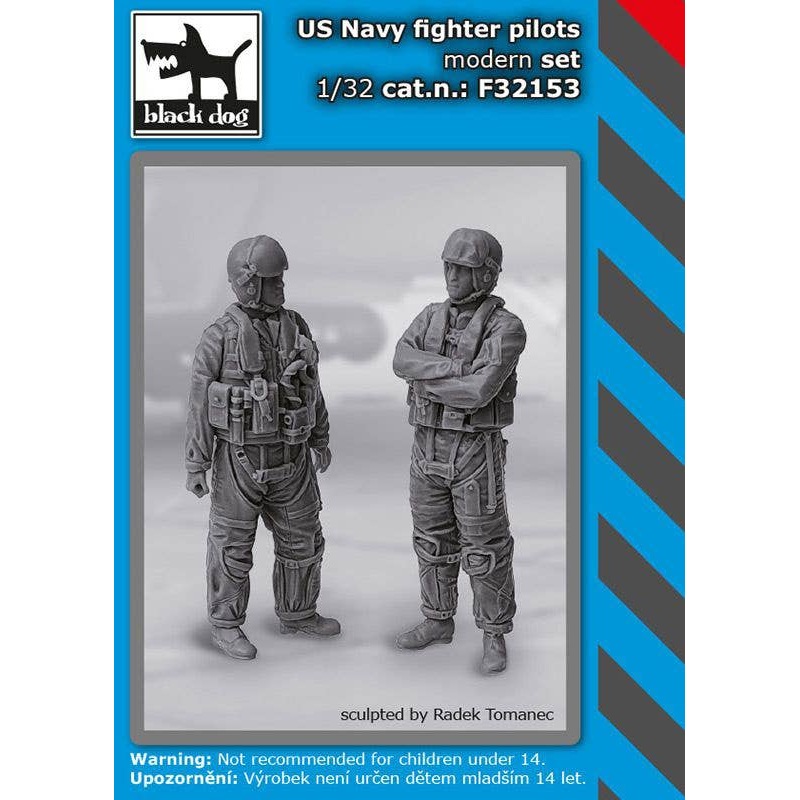 1/32 US Navy fighter pilots modern set