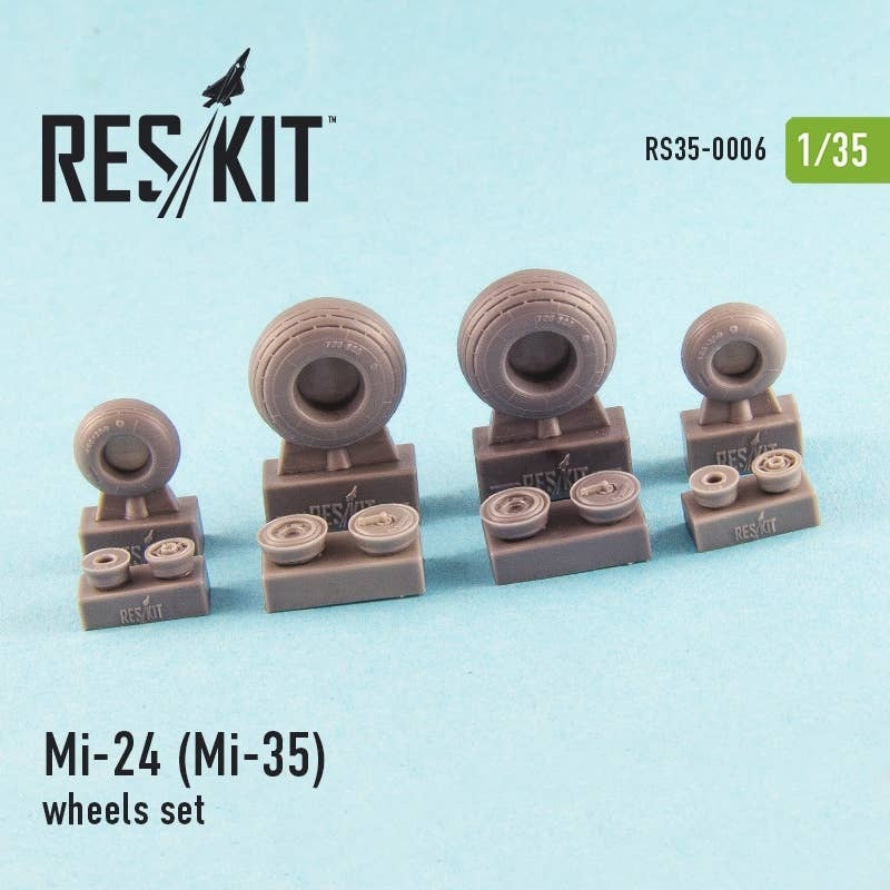 1/35 Mi-24 (Mi-35) Wheels Set
