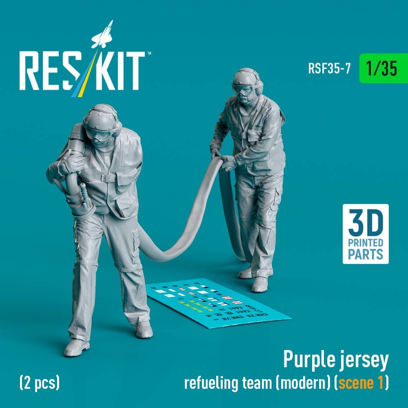 1/35 Purple jersey refueling team (modern) (scene 1) (2 pcs)