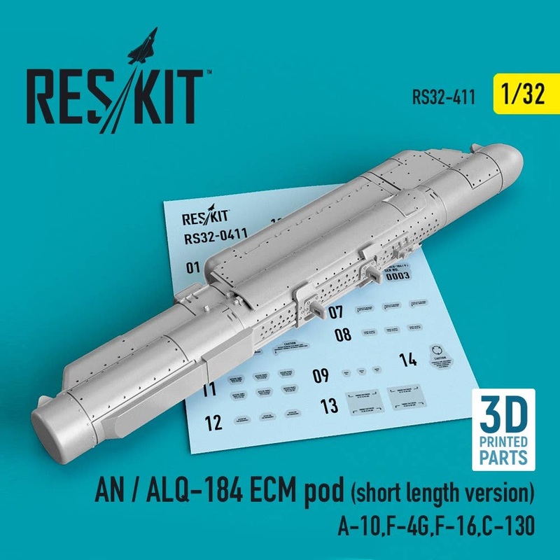1/32 AN / ALQ-184 ECM pod (short length version) (A-10,F-4G,F-16,C-130) (3D printing)