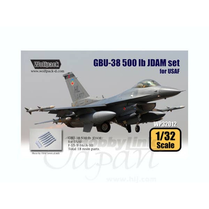 1/32 GBU-38 500lb JDAM Set for USAF F-15/F-16/A-10