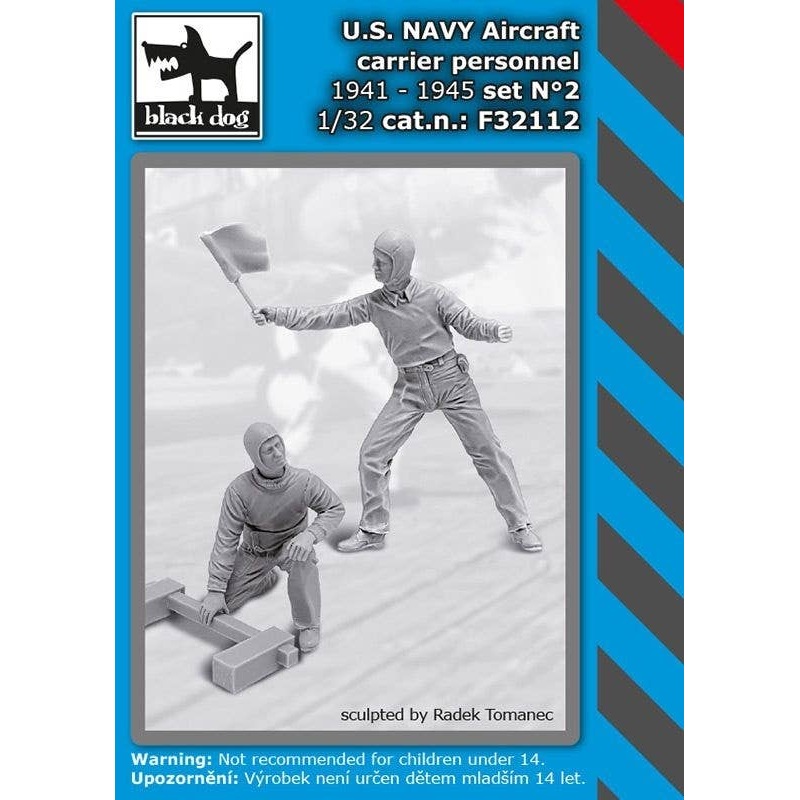 1/32 US Navy Aircraft Carrier Crew 1941-45 Set No.2 (HAUF32110 + F32111)