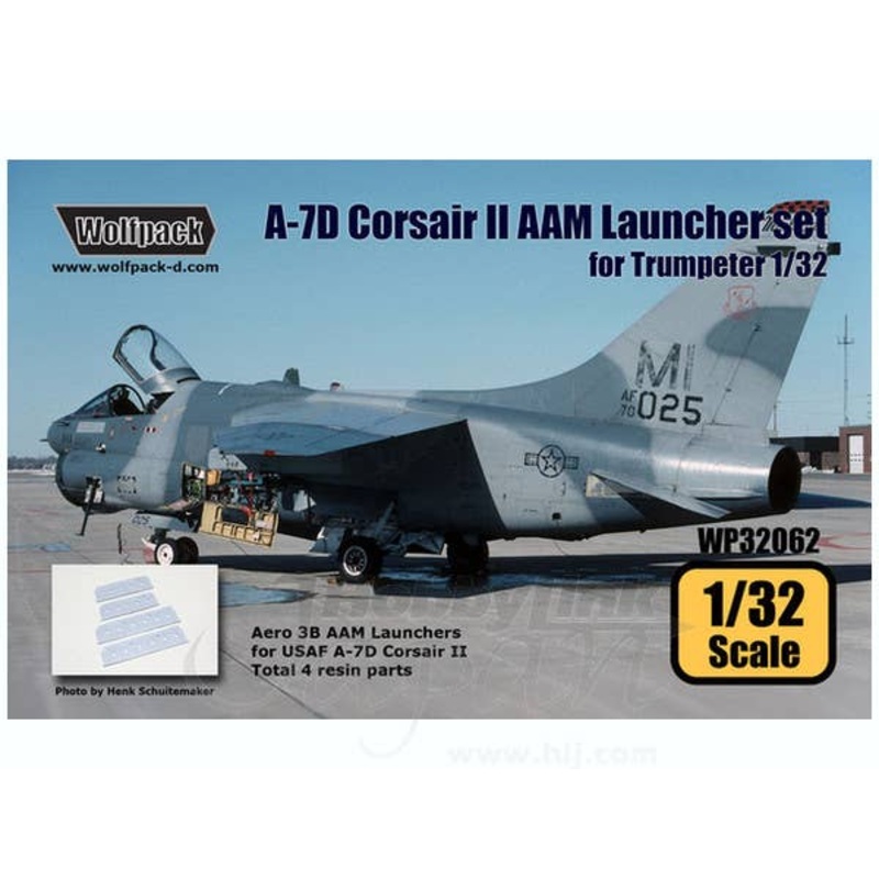 1/32 A-7D Corsair II AAM Launcher Set (for Trumpeter)