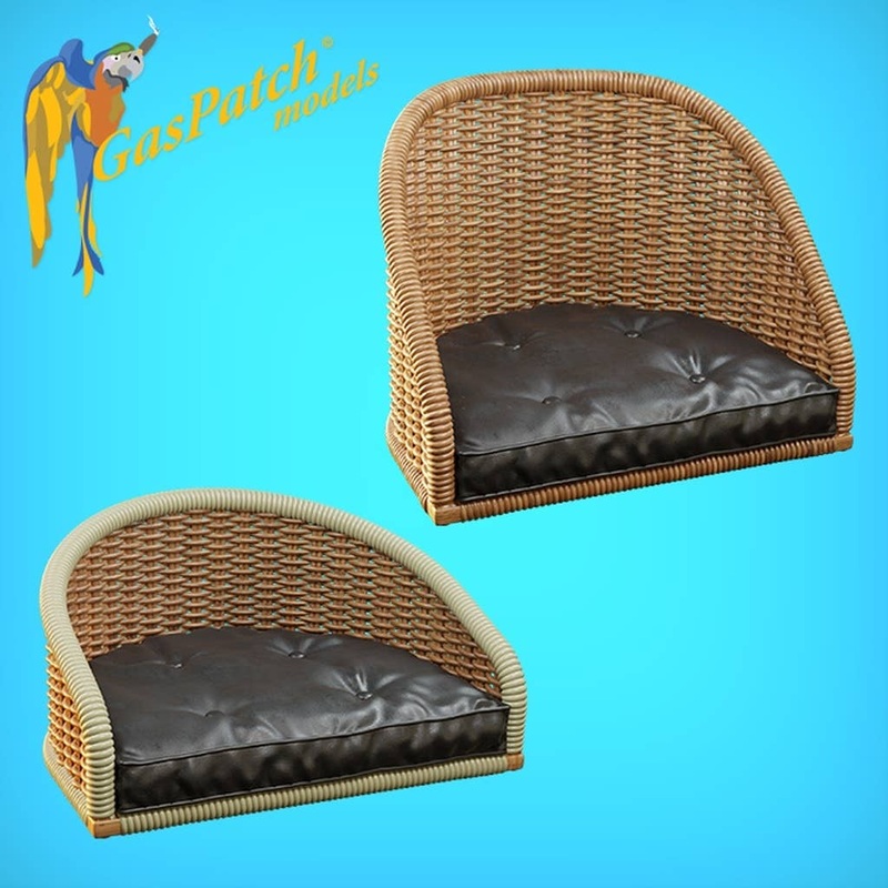 1/32 British Wicker Seat Full Back - Short and Tall No leather pad