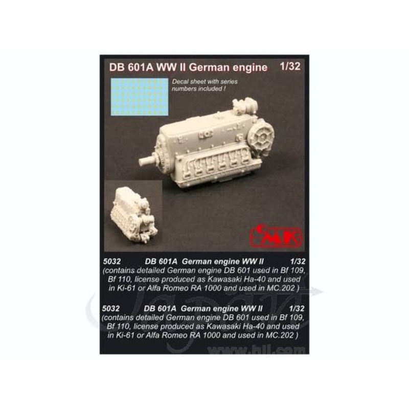 1/32 DB 601A WWII German engine