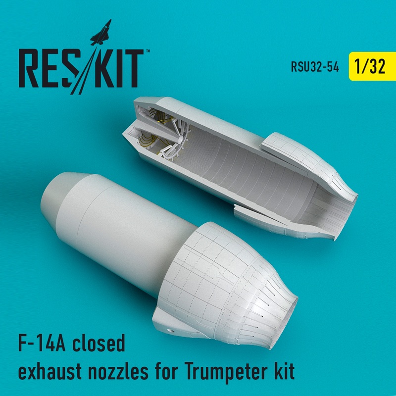 1/32 F-14A closed exhaust nozzles for Trumpeter Kit