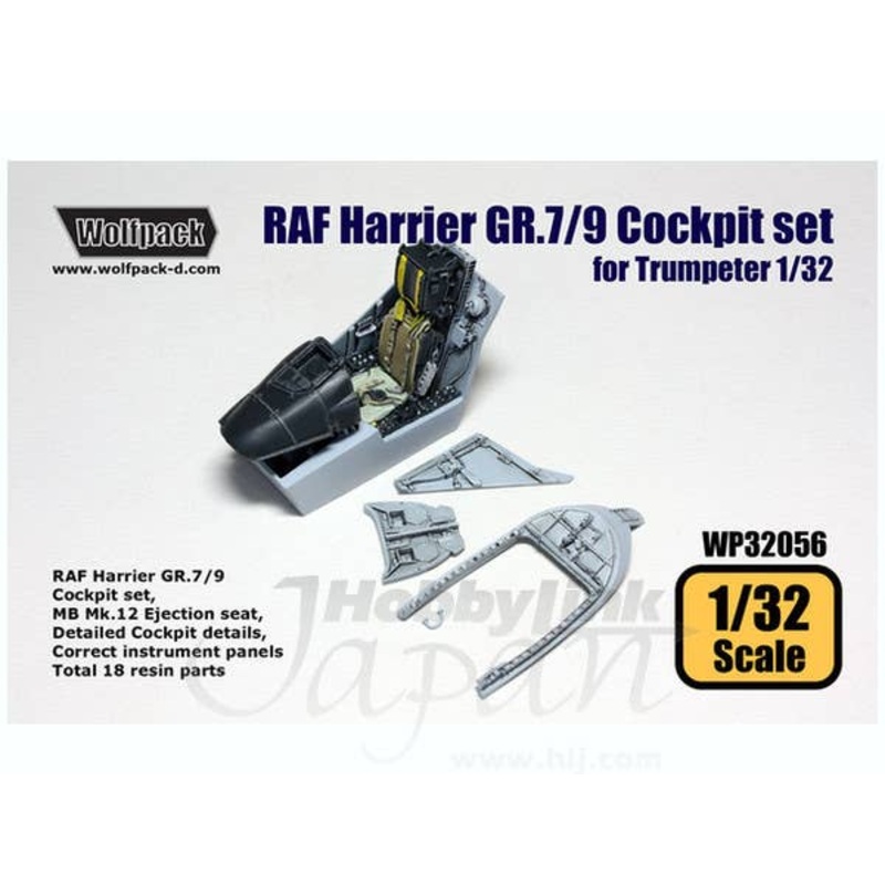 1/32 RAF Harrier GR.7/9 Cockpit Set (for Trumpeter)