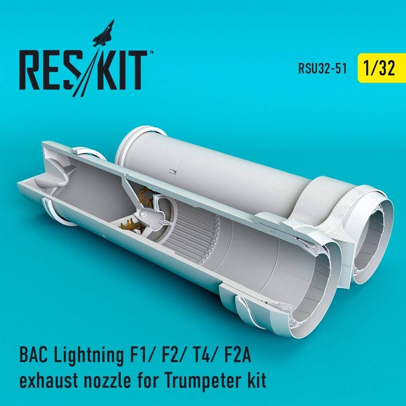 BAC Lightning F1/ F2/ T4/ F2A exhaust nozzle for Trumpeter kit