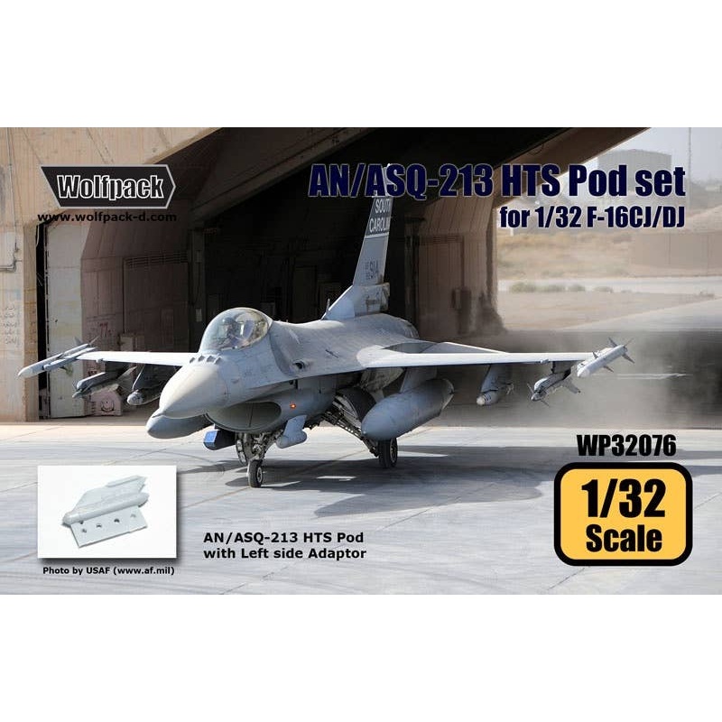 1/32 AN/ASQ-213 HTS Pod with Left Side Adaptor for F-16CJ/DJ