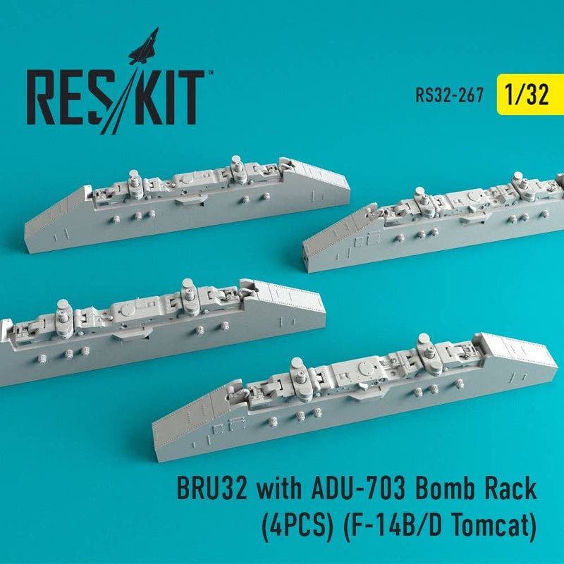 1/32 BRU32 with ADU-703 Bomb Rack (4pcs) (F-14B/D Tomcat)