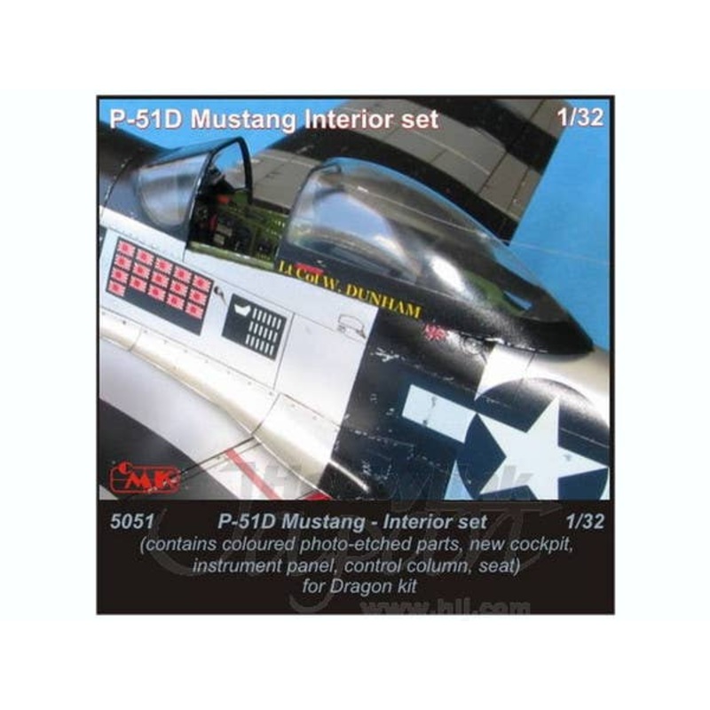 1/32 P-51D Mustang Interior Set (for Dragon)