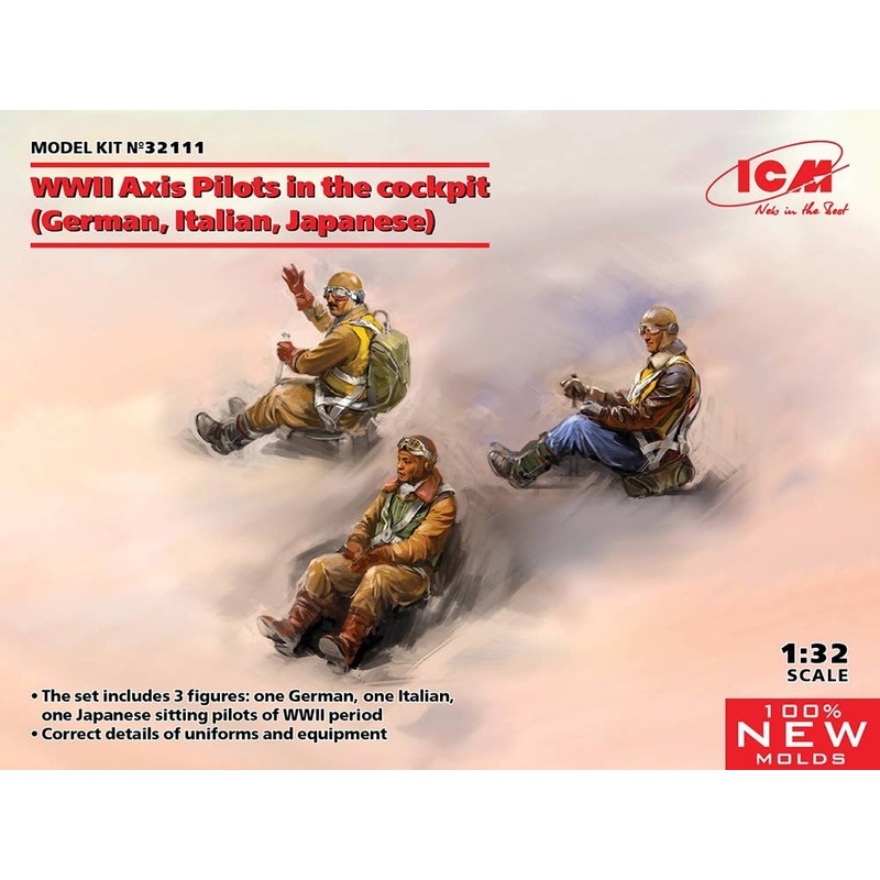 1/32 Axis Seated Pilot (Germany, Italy, Japan)