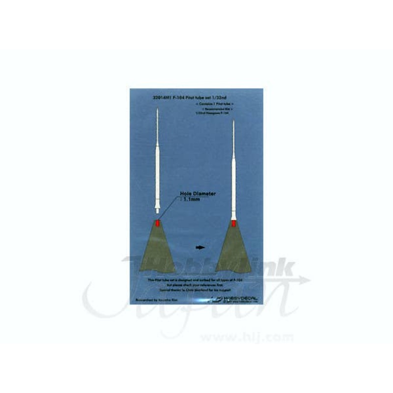 1/32 F-104 Pitot Tube Set