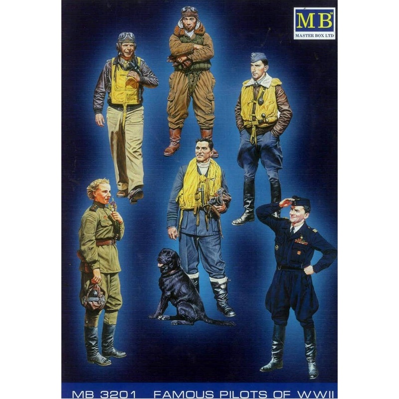 1/32 Famous Pilots of WW II. Kit 1 (without Commentary Book)