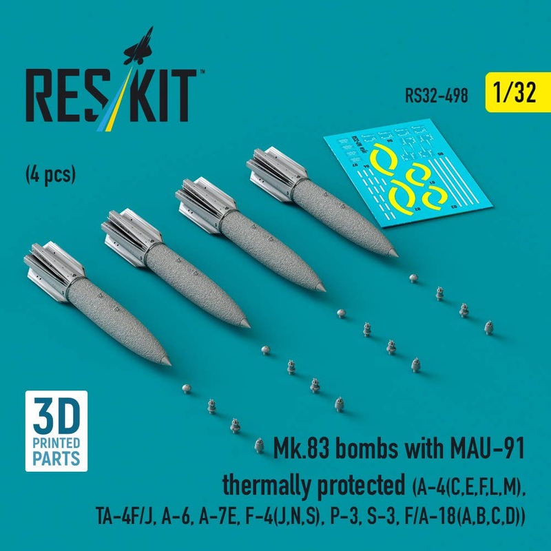 1/32 Mk.83 bombs with MAU-91 thermally protected (4 pcs)