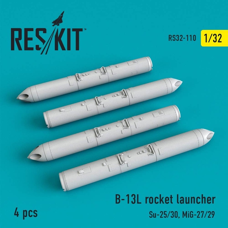 1/32 B-13L Rocket Launcher (4pcs) (Su-25/30, MiG-27/29)