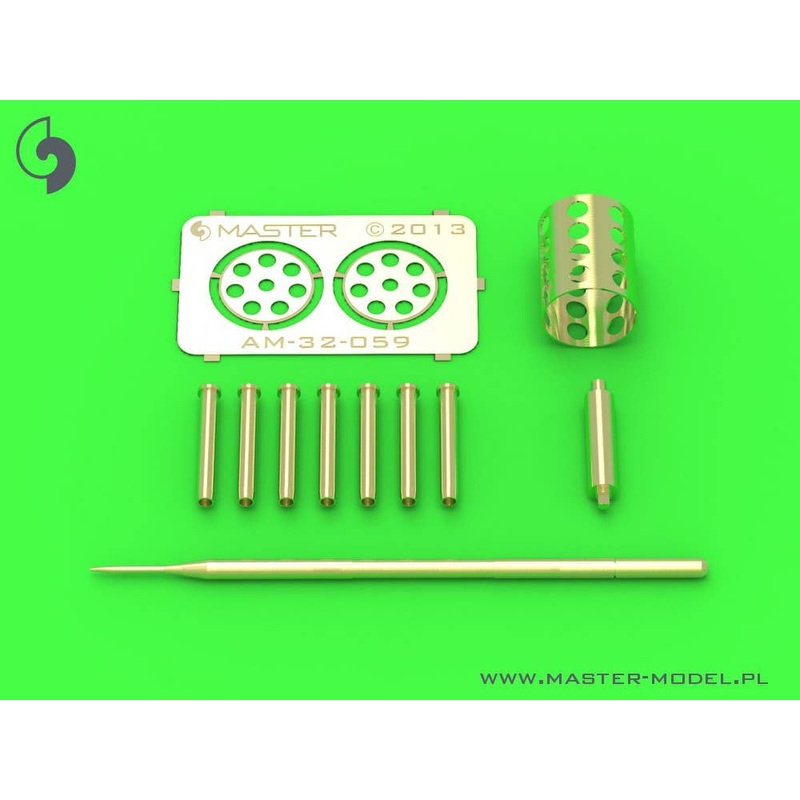 1/32 Current Use American Fairchild A-10 Thunderbolt II GAU-8 Avenger 30mm Gatling Gun Muzzle / Pitot Tube Set