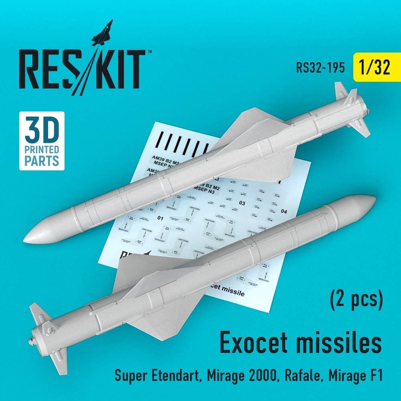 1/32 Exocet missiles (2 pcs)