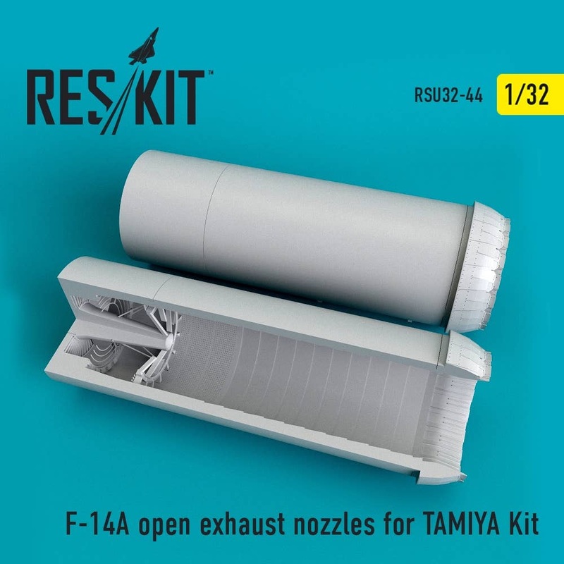 1/32 F-14A Open Exhaust Nozzles (for Tamiya Kit)