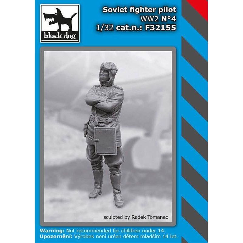 1/32 Soviet fighter pilot WW II No.4