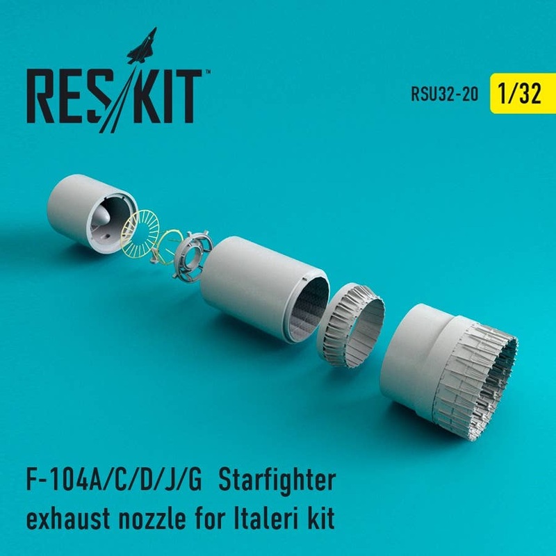 1/32 F-104A/C/D/J/G Exhaust Nozzles (for Italeri)