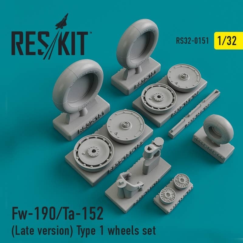 1/32 Fw190/Ta-152 (Late Version) Type 1 Wheels Set