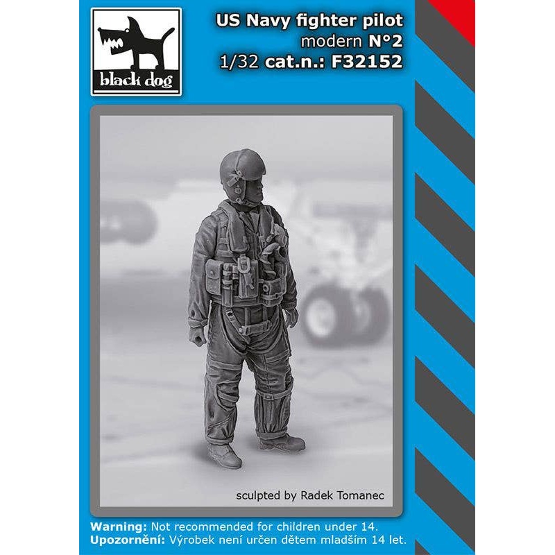 1/32 US Navy fighter pilot modern No.2