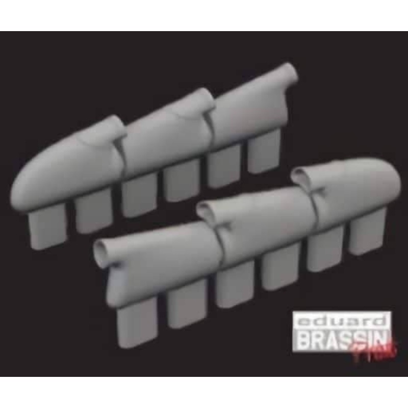 1/32 Hurricane Mk.II exhaust rounded PRINT