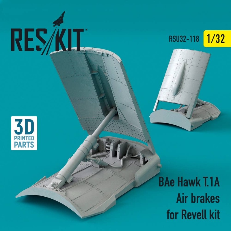 1/32 BAe Hawk T.1A air brakes for Revell kit (3D Printing)