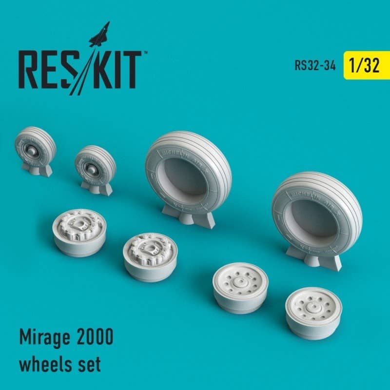 1/32 Mirage 2000 Wheels Set (for Kitty Hawk)