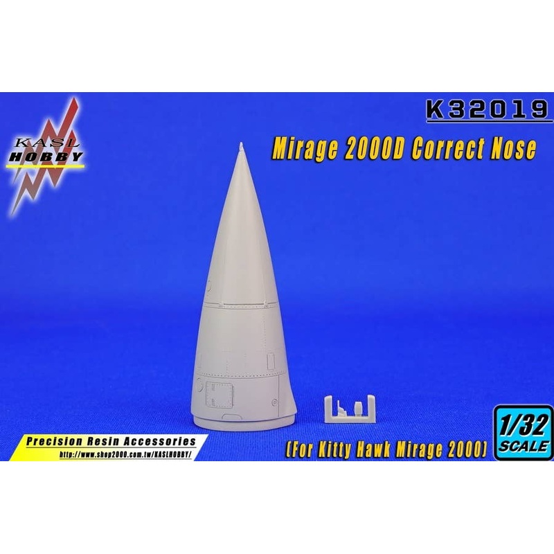 1/32 Mirage 2000D Correct Nose (for Kitty Hawk)
