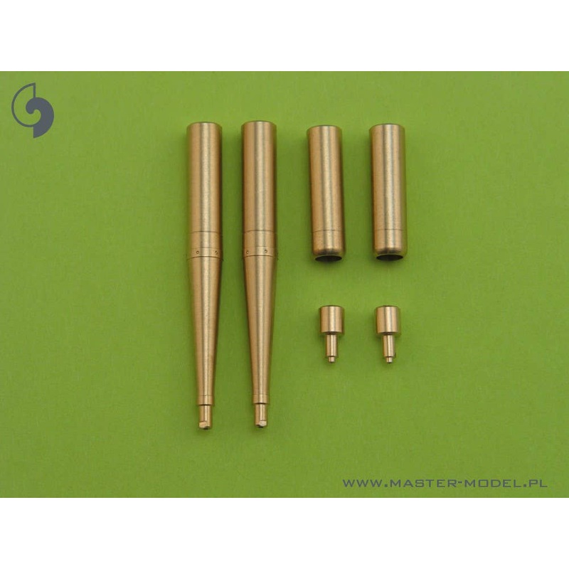 1/32 WWII British Supermarine Spitfire Early E Type Wing Hispano 20mm Machine Gun Barrel / .50 (12.7mm) Machine Gun Barrel with Fairing
